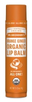 Dr Bronners Organic Lip Balm - Moisturise & Protect - Zingy Orange Ginger