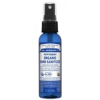Dr Bronners Organic Hand Hygiene Spray - Sanitising and Gentle on Skin - Peppermint