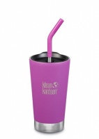 Klean Kanteen Insulated Tumbler - Perfect for Smoothies and Iced Drinks - 473ml/16oz Berry Bright