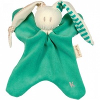 Keptin Jnr Toddel - Organic Cotton Baby Comforter / Soft Toy - Aqua