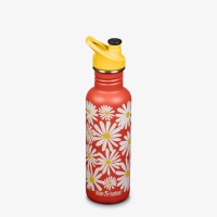 Klean Kanteen Classic Stainless Steel Water Bottle 800ml Daisy