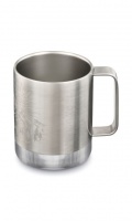 Klean Kanteen Insulated Camp Mug - From Campfire to Coffee Shop - 355ml Mountain Brushed Steel
