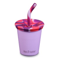 Klean Kanteen Spill Proof Kids Cup with Straw 10oz/295ml Crocus Petal