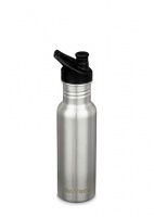 Klean Kanteen Classic Stainless Steel Water Bottle 532ml Brushed Steel