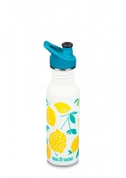 Klean Kanteen Classic Stainless Steel Water Bottle 532ml Lemons