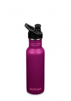 Klean Kanteen Classic Stainless Steel Water Bottle 532ml Purple Potion