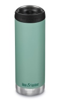 Klean Kanteen Insulated TK Wide - Perfect for Coffee or Cold Drinks 473ml/16oz Cafe Cap Beryl Green