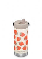 Klean Kanteen Insulated TK Wide with Twist Cap and Straw - 12oz/353ml Strawberries
