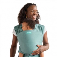 Moby Wrap Elements Stretchy Baby Carrier from Newborn  - Hydro
