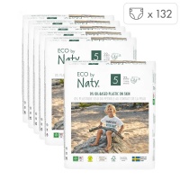 Eco by Naty Mega Value Box Size 5 (24-55lbs/11-25kgs)