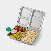 Planetbox Stainless Steel Launch Lunchbox - Hearty Lunch Size with Interstellar Magnets