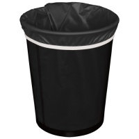 Planetwise Washable Waterproof Reusable Bin Bag - Black