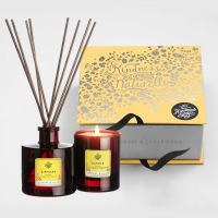 The Handmade Soap Company Candle and Diffuser Gift Set Lemongrass & Cedarwood