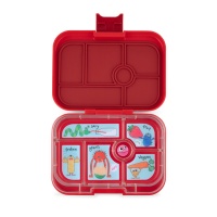 Yumbox Classic 6 Compartment Lunchbox Wow Red
