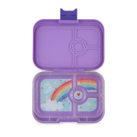 Yumbox 4 Compartment Panino Lunchbox Dreamy Purple (Rainbow Tray)