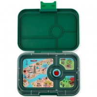 Yumbox Tapas Leak Free Lunchbox 4 Compartments Greenwich Green