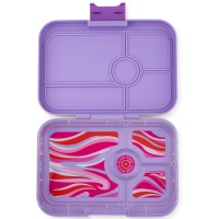Yumbox Tapas Leak Free Lunchbox 4 Compartments Ibiza Purple (Groovy Tray)