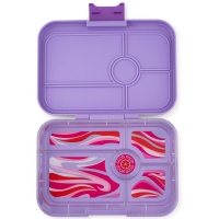 Yumbox Tapas Leak Free Lunchbox 5 Compartments Ibiza Purple (Groovy Tray)
