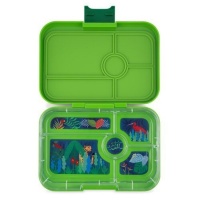 Yumbox Tapas Leak Free Lunchbox 5 Compartments Go Green (Jungle Tray)