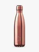 Chilly's Reusable Insulated Water Bottle 500ml Rose Gold