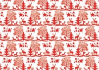 Eco Christmas Wrapping Paper Bundle - 100% Recycled Paper Winter Wonderland