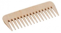 EcoLiving Wooden Styling Comb - Plastic Free FSC Beech Wood