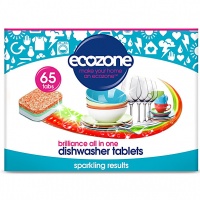 Ecozone Brilliance All in One Dishwasher Tablets - Cleans Naturally 65s