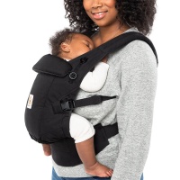 Ergobaby Adapt Newborn to Toddler Baby Carrier Soft Touch Onyx Black