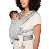 Ergobaby Embrace Baby Carrier from Newborn - Soft Air Mesh - Soft Grey