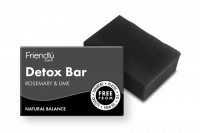 Friendly Soap Detox Bar - Activated Charcoal Absorbs Toxins