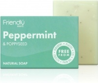 Friendly Soap Natural Soap - Refreshing & Exfoliating - Peppermint & Poppy Seeds