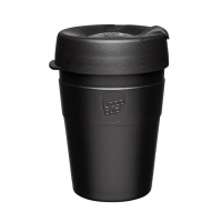 KeepCup Thermal Double Walled Insulation for Hot Drinks on the Go - Black