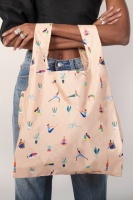 Kind Bag Fold Away Shopping Bag from Recycled Plastic Bottles Medium Yoga Girls