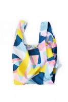 Kind Bag Fold Away Shopping Bag from Recycled Plastic Bottles Medium Mosaic