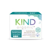 Kind Organic Non-Applicator Tampons Super 18