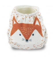 Kit & Kin Reusable All in One Birth to Potty Cloth Nappy Fox