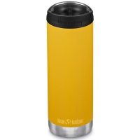 Klean Kanteen Insulated TK Wide - Perfect for Coffee or Cold Drinks On The Go 473ml/16oz Cafe Cap Marigold