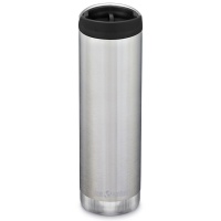 Klean Kanteen Insulated TK Wide - Perfect for Coffee or Cold Drinks On The Go 592ml/20oz Brushed Stainless Steel