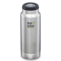 Klean Kanteen Insulated TK Wide Brushed Stainless Steel - Perfect for Cold or Hot Drinks 946ml/32oz