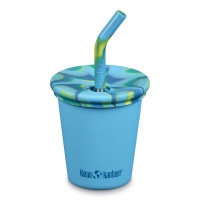 Klean Kanteen Spill Proof Kids Cup with Straw 10oz/295ml Hawaiian Ocean