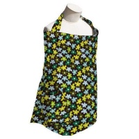 Planetwise Nursing Cover with Handy Pocket and Storage Bag Daisy Dream