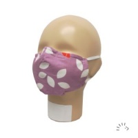 Popolini Organic Cotton Reusable Face Mask - 3 Layer Tight Weave Plus Slot for Removeable Filter Childs/Teens SIze