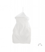 Popolini Hanging Wet Bag for Reusable Nappies or Swim Gear White