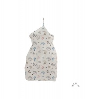 Popolini Hanging Wet Bag for Reusable Nappies or Swim Gear Woodland