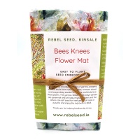 Rebel Seeds Easy to Plant Bee Friendly Flower Mat - Bees Knees