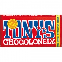 Tonys Chocolonely Fairtrade Chocolate Bar - Milk Chocolate