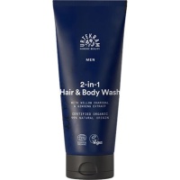 Urtekram Men's 2 in 1 Hair & Bodywash with Ginseng 99% Natural Origin