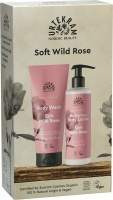 Urtekram 100% Natural Soft Wild Rose Body Wash and Body Lotion Gift Set