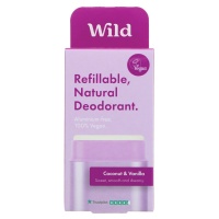 Wild Refillable Natural Aluminium Free Deodorant  - Purple Case Coconut & Vanilla