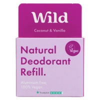 Wild Natural Aluminium Free Deodorant Refill  - Coconut & Vanilla